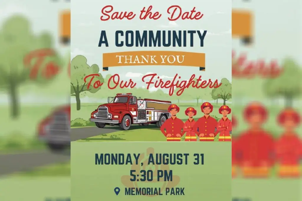 Summerland District and community hosting thank you for firefighters
